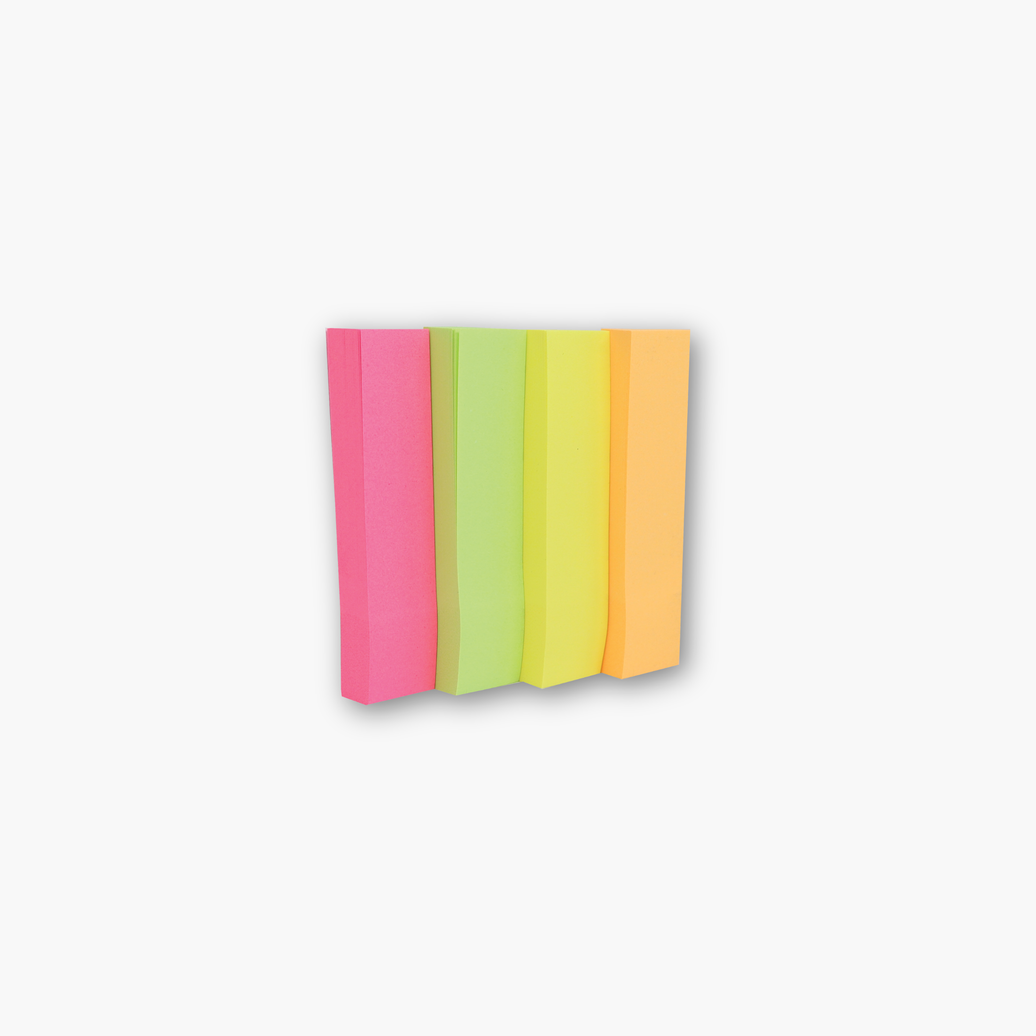 Блок тикс 4 неонски бои, 15×50