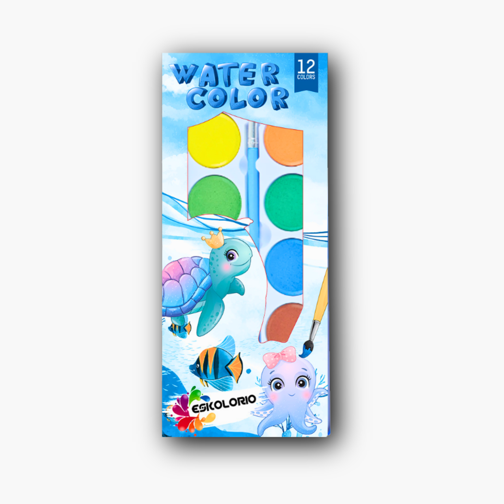 Водени бои Eskolorio 1/12