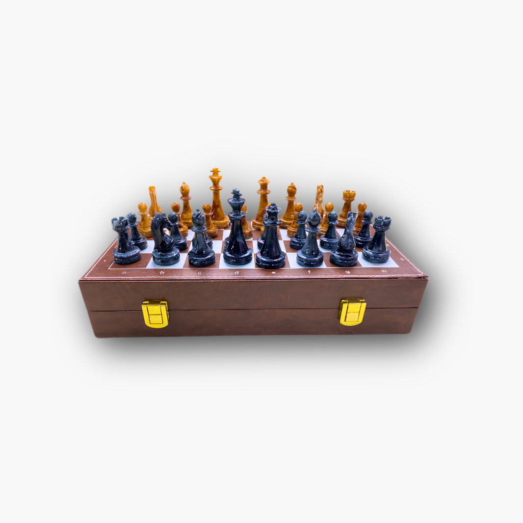 Шах дрвен магнетен 38 см