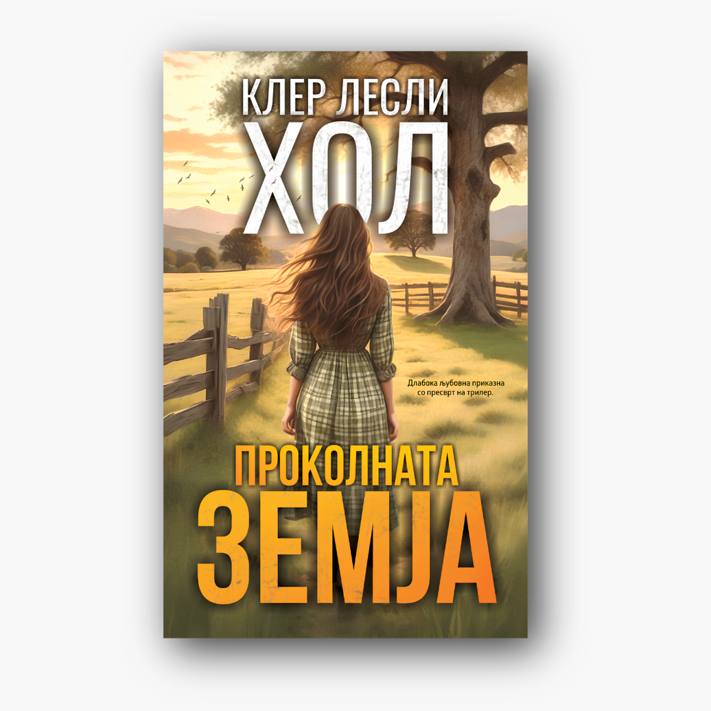 Проколната земја - Клер Лесли Хол, насловна корица