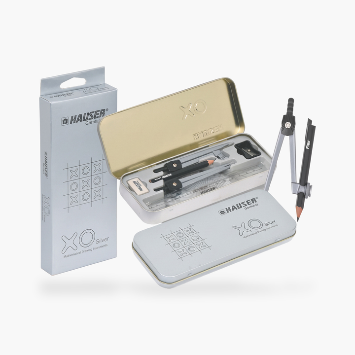 Геометриски прибор Hauser XO Silver (CP15)