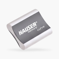 Гума за бришење Hauser со закривена форма — Сива